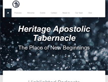 Tablet Screenshot of heritagemuncie.org